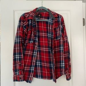 Red flannel, size medium